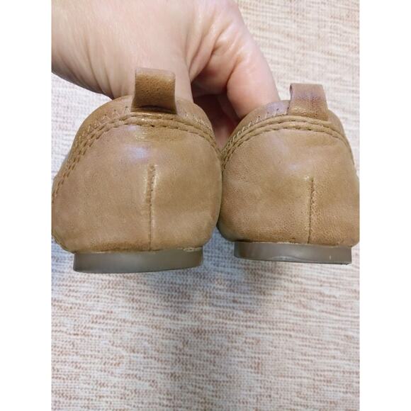 Lucky Brand Women 7.5 Eleesia Ballet Flats Slip On Shoe Leather Minimal Classic - Picture 6 of 9